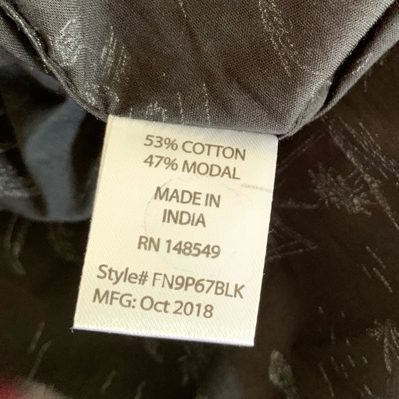 Free Planet Short Sleeve Button Down Black Shirt - Picture 6 of 7